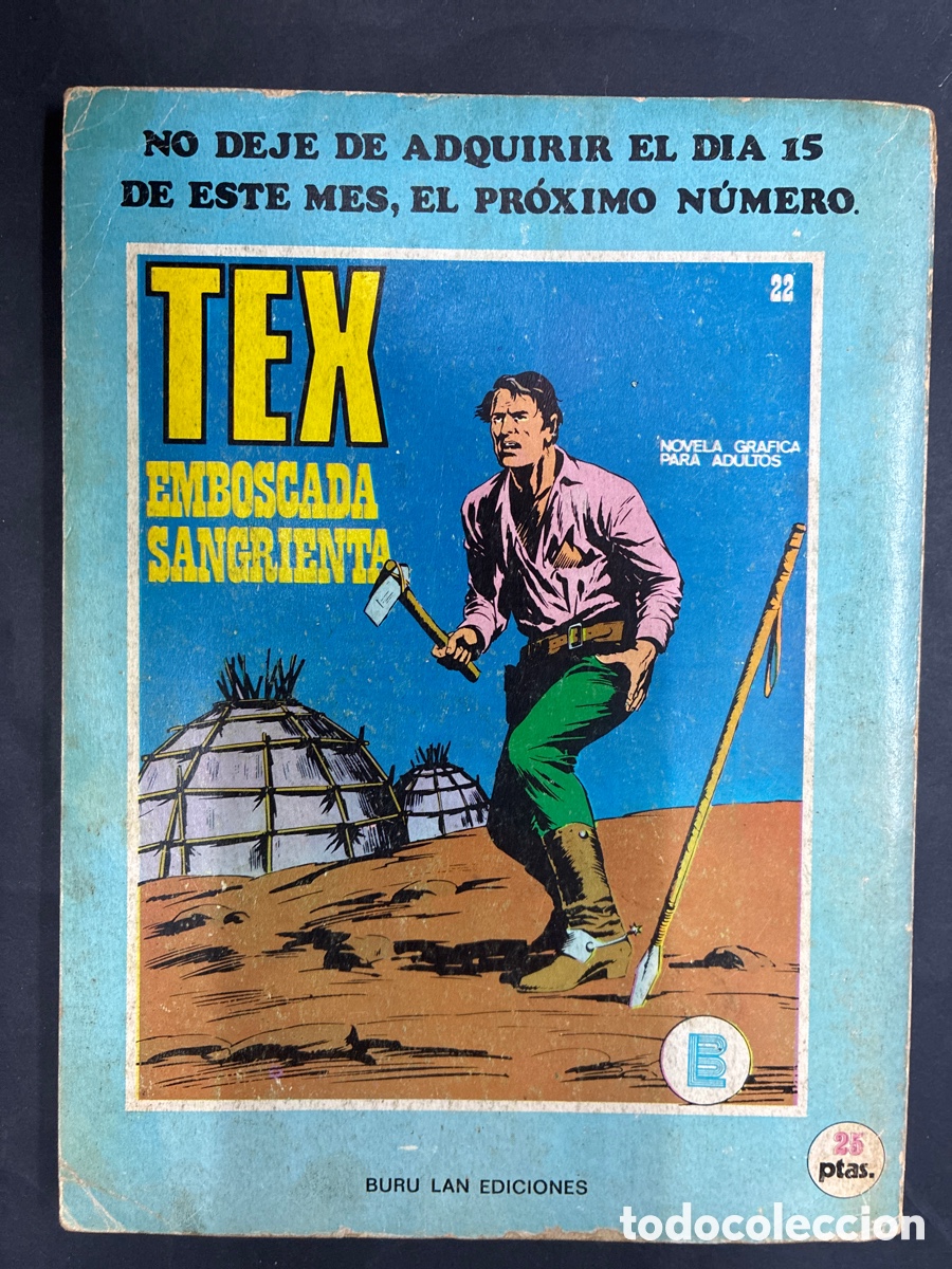 C&oacute;mics: COMIC TEX N&ordm; 21 DE LA COLECCION EDITORIAL BURULAN - Foto 2