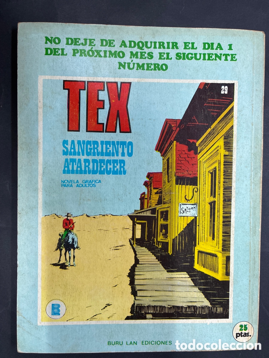 C&oacute;mics: COMIC TEX N&ordm; 28 DE LA COLECCION EDITORIAL BURULAN - Foto 2