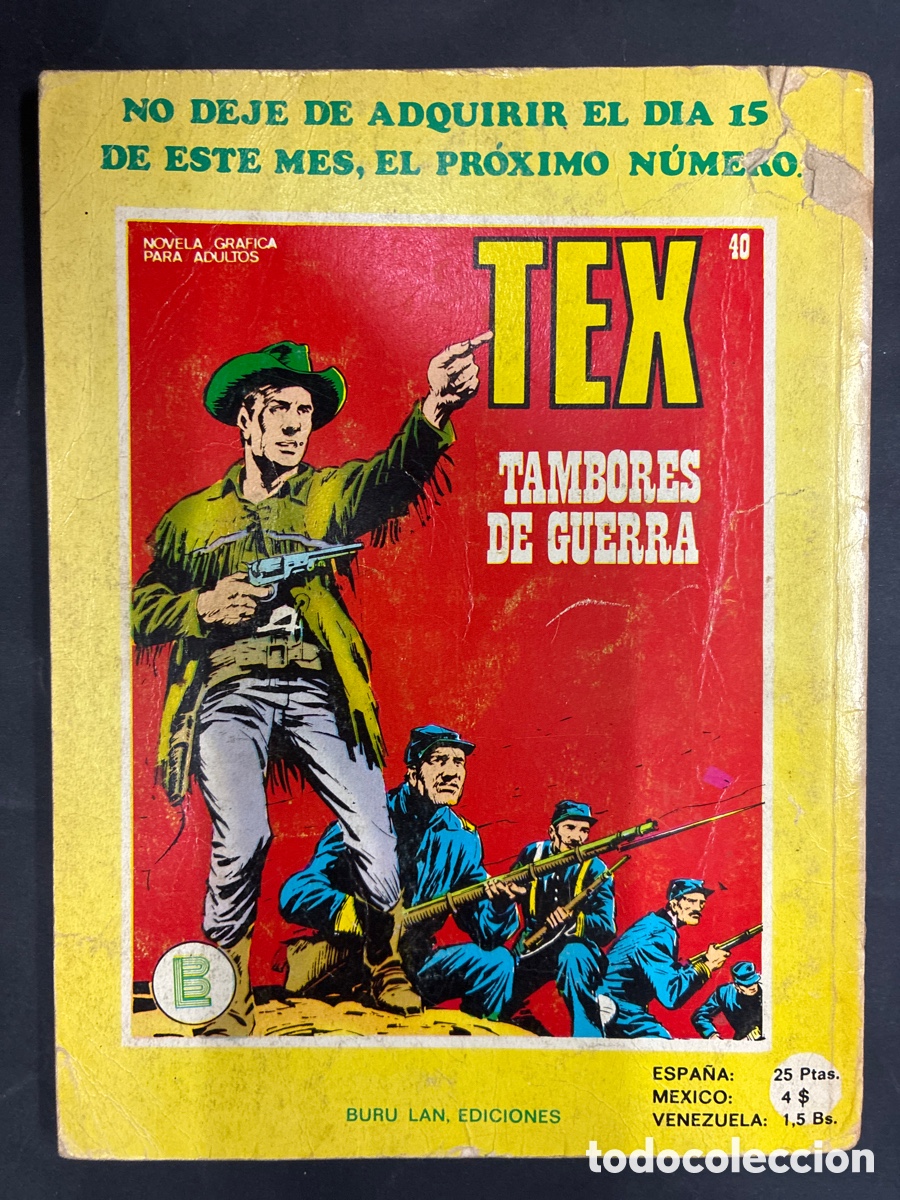 C&oacute;mics: COMIC TEX N&ordm; 39 DE LA COLECCION EDITORIAL BURULAN - Foto 2