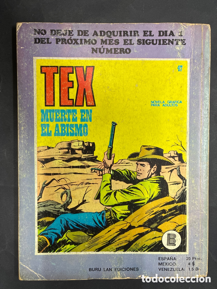 C&oacute;mics: COMIC TEX N&ordm; 46 DE LA COLECCION EDITORIAL BURULAN - Foto 2