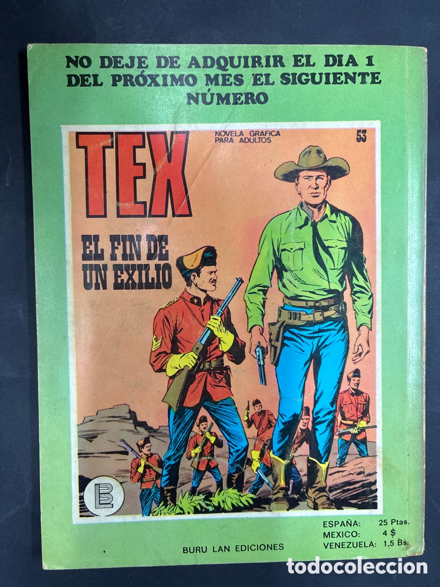 C&oacute;mics: COMIC TEX N&ordm; 52 DE LA COLECCION EDITORIAL BURULAN - Foto 2