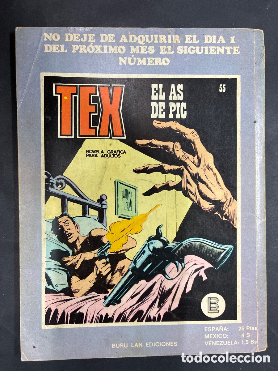 C&oacute;mics: COMIC TEX N&ordm; 54 DE LA COLECCION EDITORIAL BURULAN - Foto 2