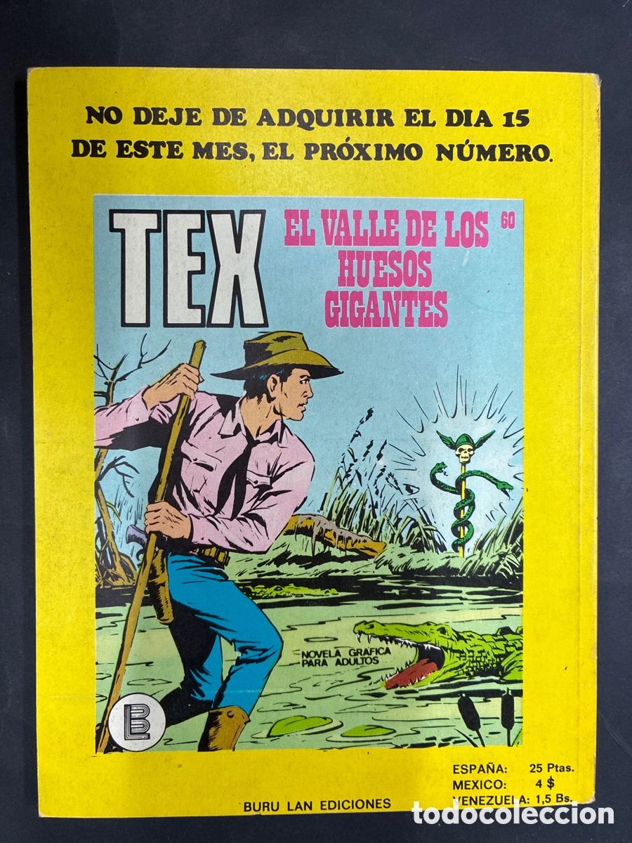 C&oacute;mics: COMIC TEX N&ordm; 59 DE LA COLECCION EDITORIAL BURULAN - Foto 2