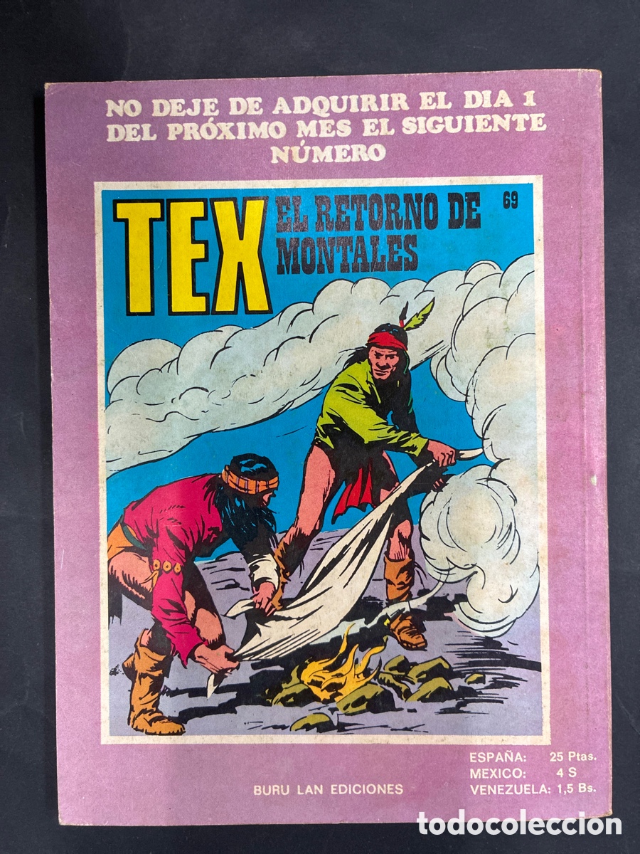 C&oacute;mics: COMIC TEX N&ordm; 68 DE LA COLECCION EDITORIAL BURULAN - Foto 2
