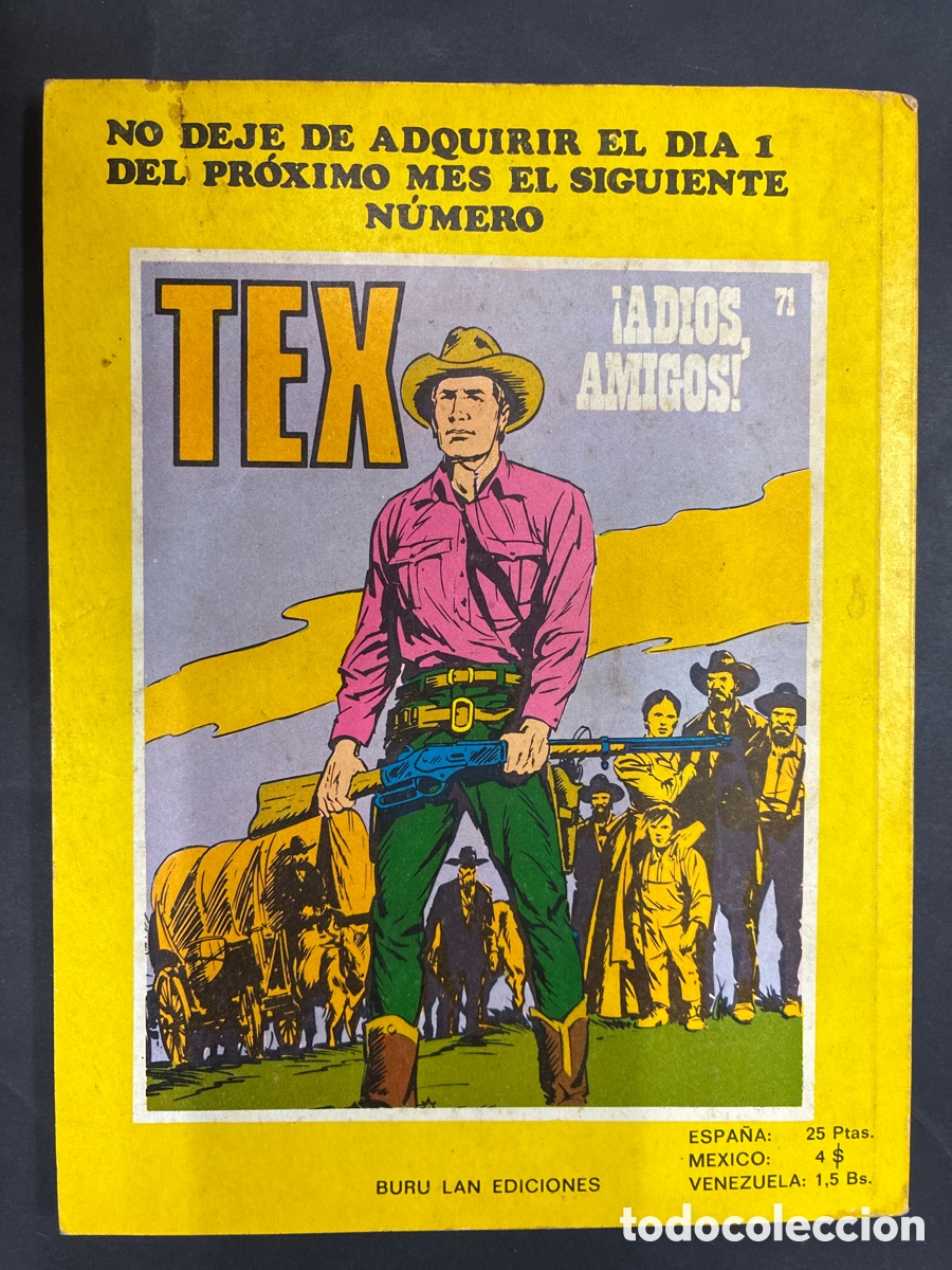 C&oacute;mics: COMIC TEX N&ordm; 70 DE LA COLECCION EDITORIAL BURULAN - Foto 2