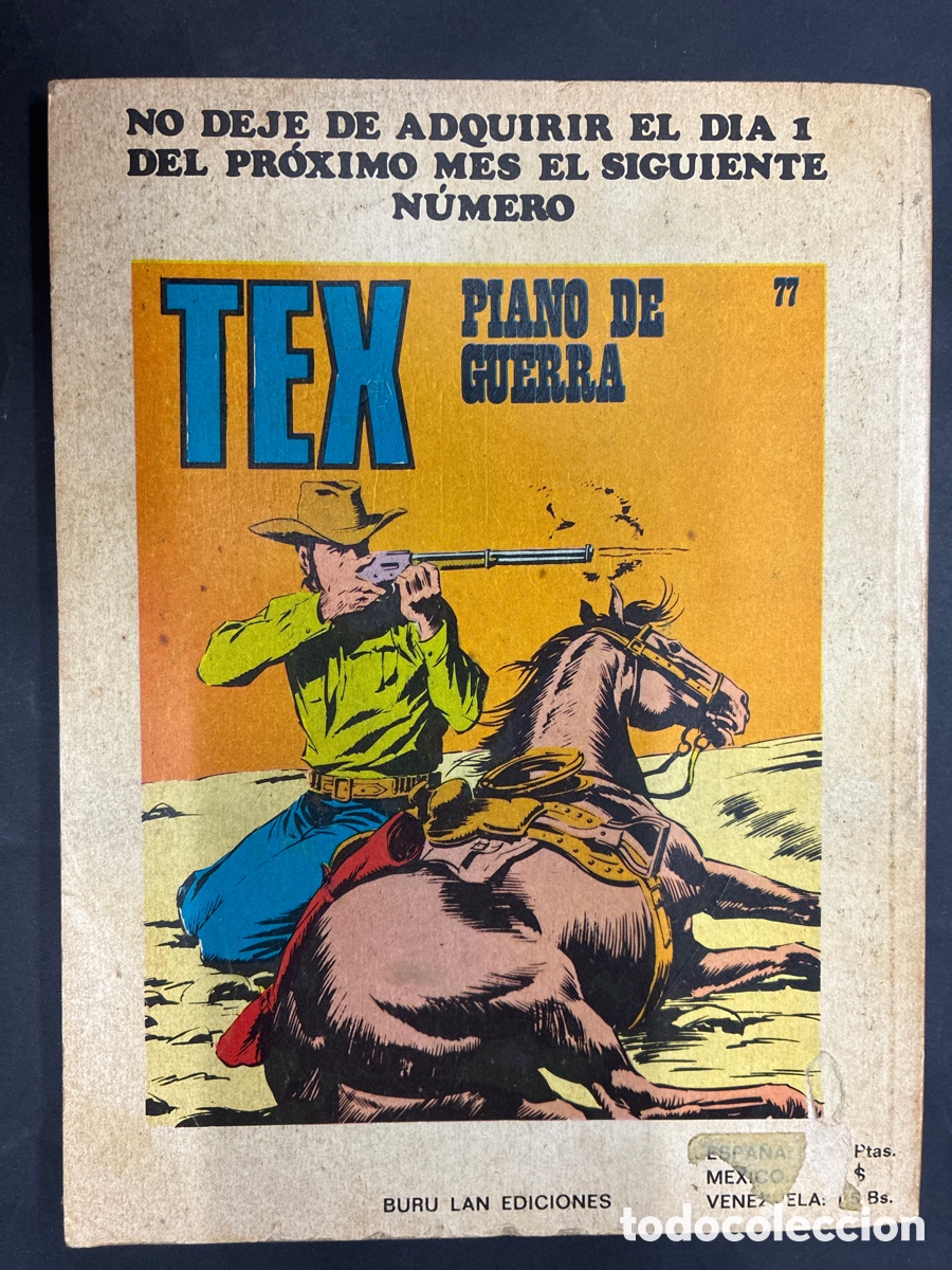 C&oacute;mics: COMIC TEX N&ordm; 76 DE LA COLECCION EDITORIAL BURULAN - Foto 2