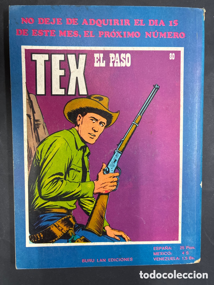 C&oacute;mics: COMIC TEX N&ordm; 79 DE LA COLECCION EDITORIAL BURULAN - Foto 2