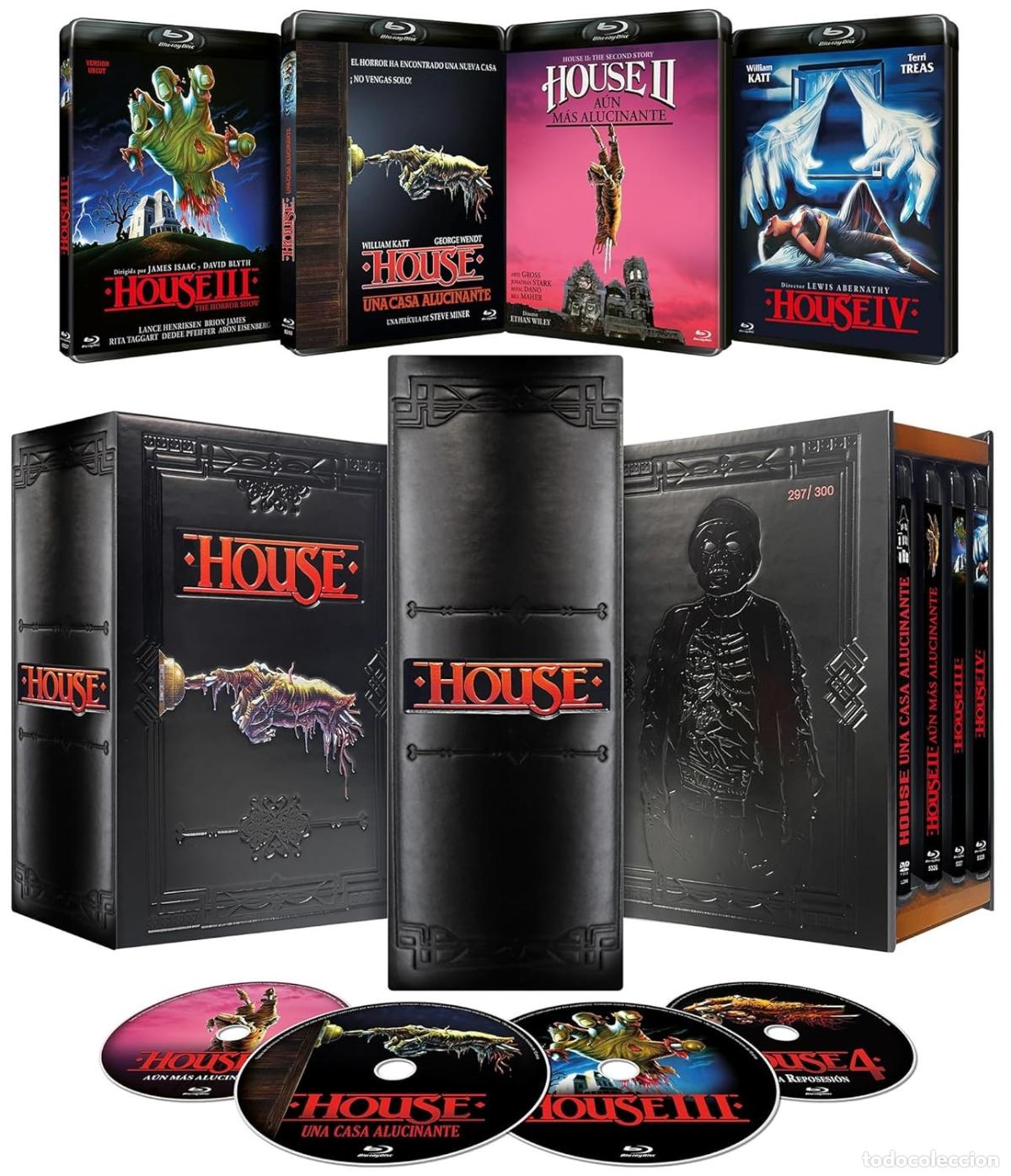 Comics : House 1-2-3-4 (4 Discos, Estuche de Madera y Piel Numerado y Muy Limitado) [Blu-ray]
