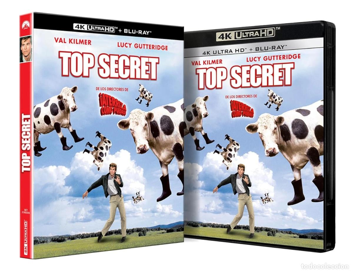 Comics : Top Secret! (Edici&oacute;n especial con funda) [4K UHD, Blu-ray] (1984)