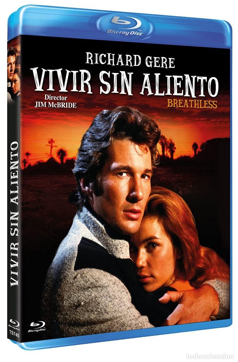 Comics: Vivir Sin Aliento BD Car&aacute;tula Reversible 1983 Breathless [Blu-ray]
