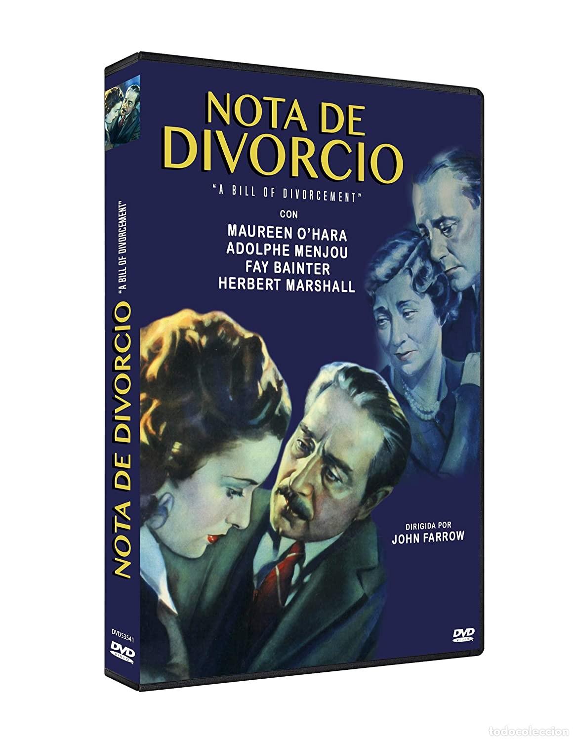 Comics: Nota de Divorcio [DVD] (1940) A Bill Of Divorcement