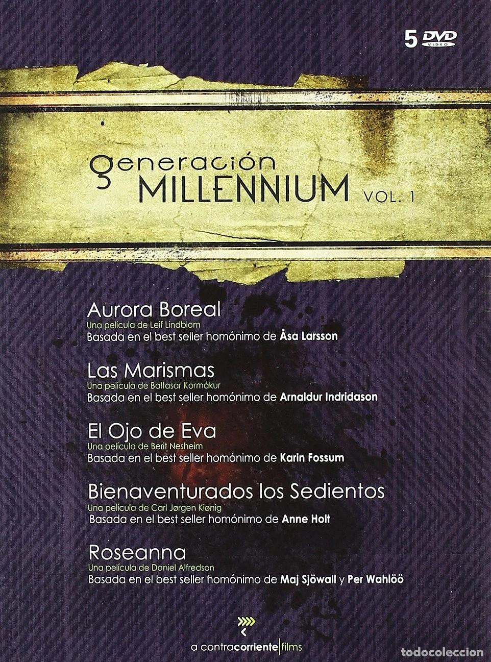 Comics: GENERACION MILLENIUM VOL. 1 cinco pel&iacute;culas cine negro (5DVD)