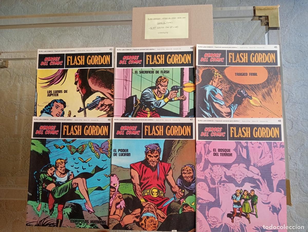 C&oacute;mics: Flash Gordon - H&eacute;roes del C&oacute;mic. Lote con los N&uacute;meros 37 al 48 - Foto 2