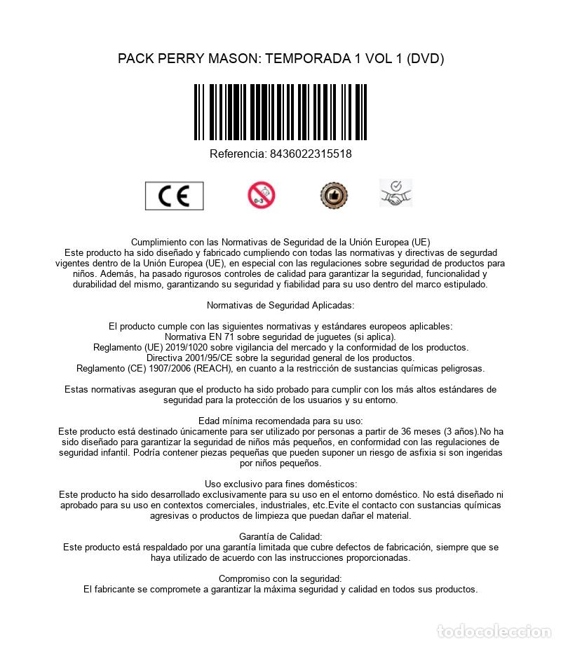 Comics : PACK PERRY MASON: TEMPORADA 1 VOL 1 (DVD)