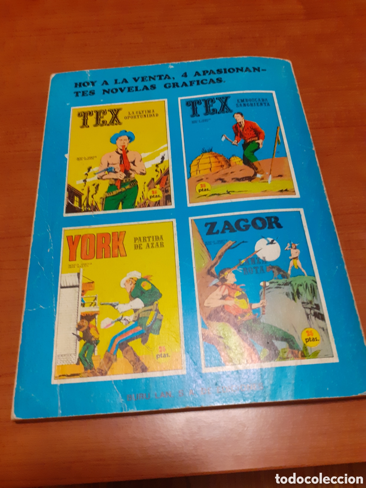 C&oacute;mics: COMIC ZAGOR BURU LAN N 6 LANZA ROTA - Foto 2