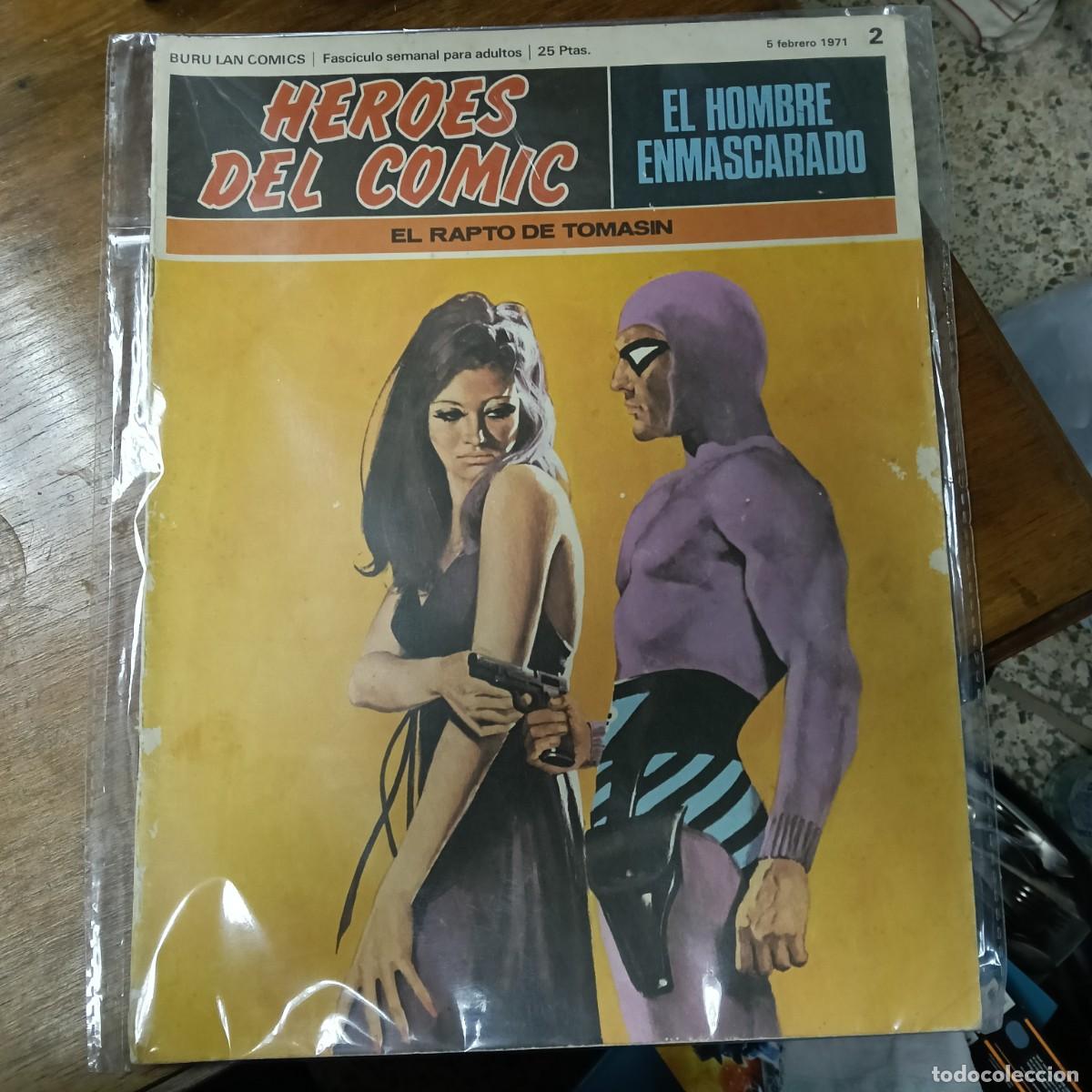 C&oacute;mics: HEROES DEL COMIC - EL HEROE ENMASCARADO N&deg;2 BURU LAN - Foto 1