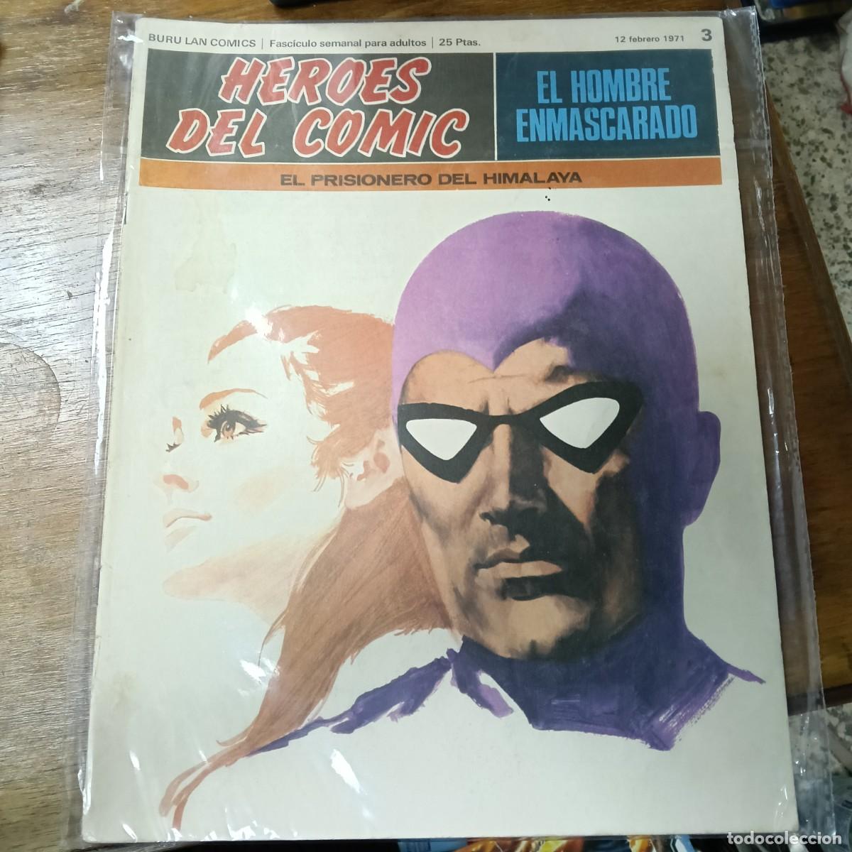 C&oacute;mics: HEROES DEL COMIC - EL HEROE ENMASCARADO N&deg;3 BURU LAN - Foto 1