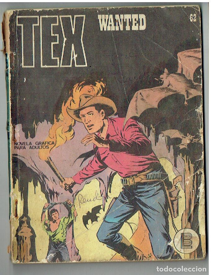 C&oacute;mics: TEX. N&ordm; 62. WANTED. BURU LAN DE EDICIONES. 1972.(B56.1)