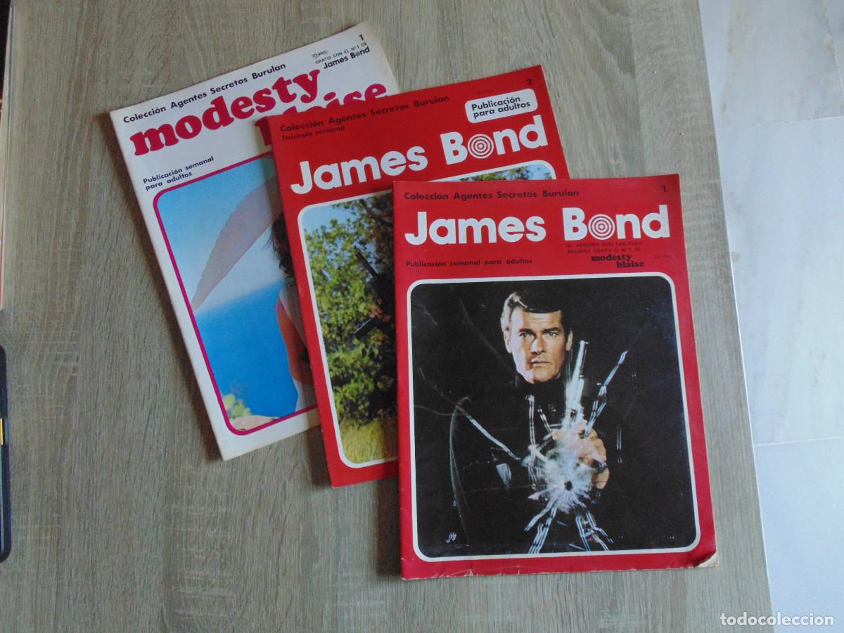 Comics: Coleccion Agentes Secretos . James Bond / Modesty Blaise. 1974. Beaverbrook / Burulan.