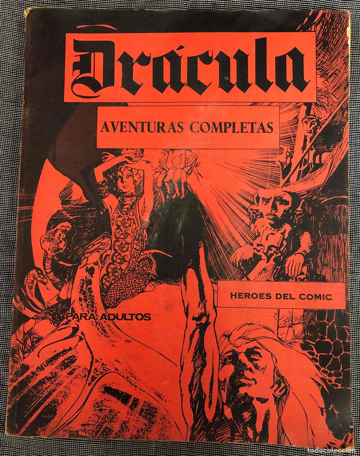 C&oacute;mics: FASCICULOS DRACULA N&ordm; 1 AL 8 ENCUADERNADOS EN UN TOMO. BURU LAN 12 FEBRERO-21 MAYO 1971. CON POSTER
