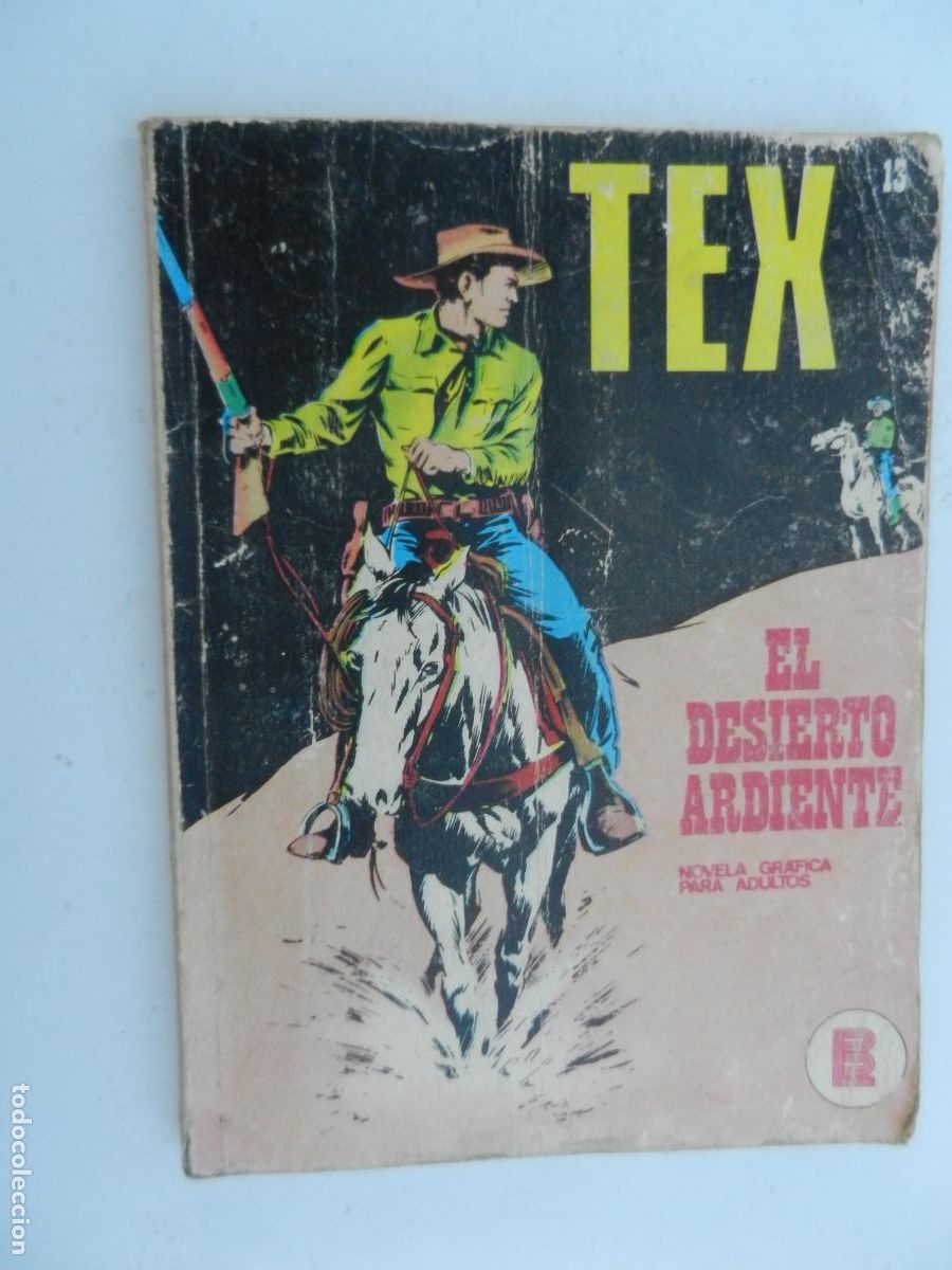 C&oacute;mics: TEX, EL DESIERTO ARDIENTE - N&ordm; 13 - BURU LAN EDICIONES 1971. - Foto 1