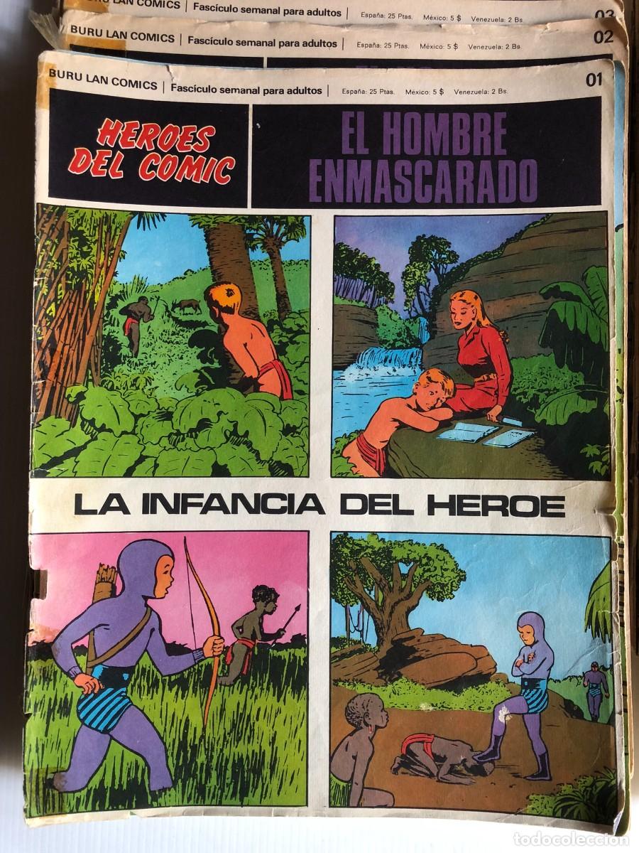 C&oacute;mics: EL HOMBRE ENMASCARADO 8 Tomos &ndash; Buru Lan 1971 - COMPLETA a falta del 34 35 36 37 y 64