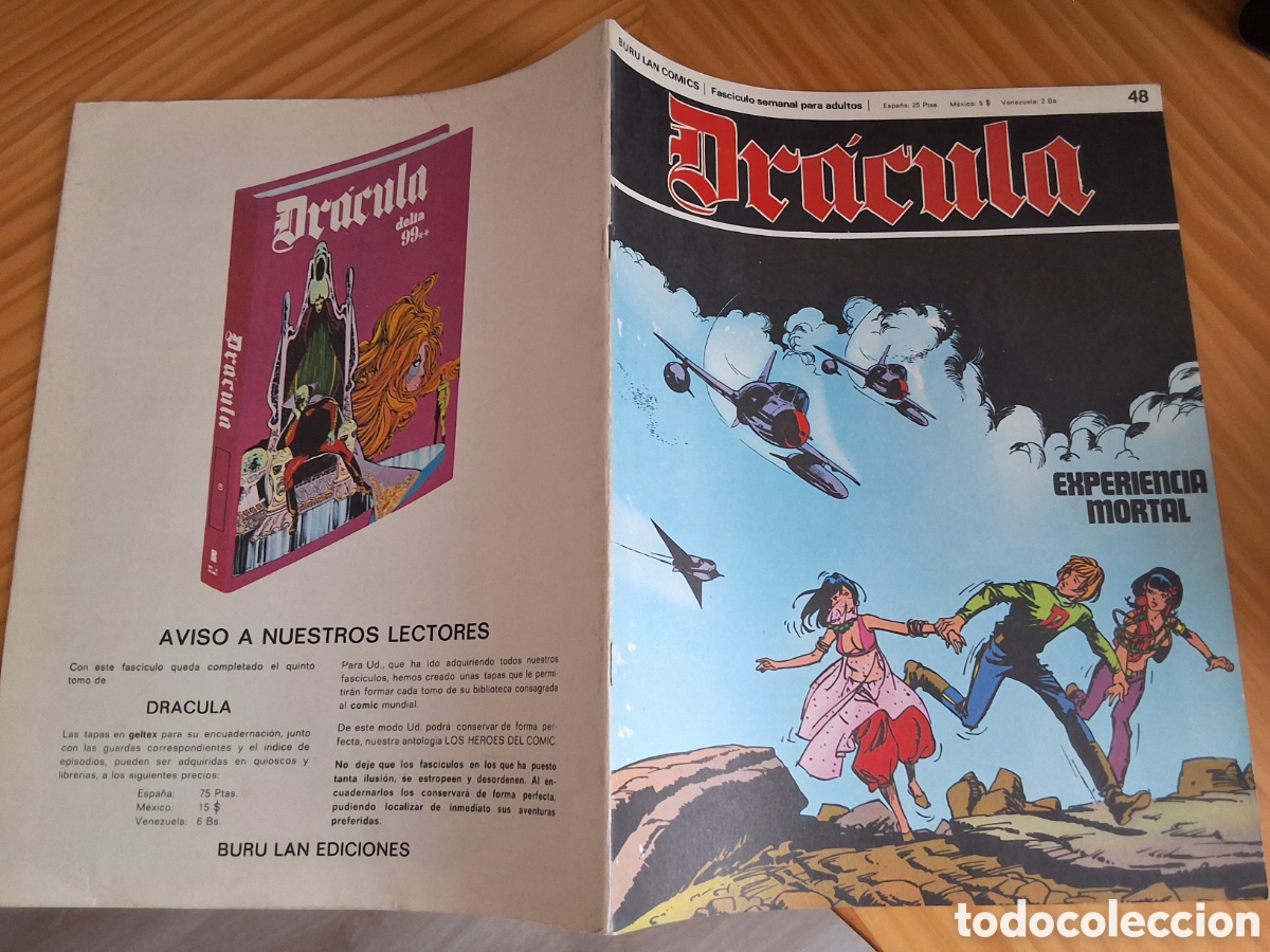 C&oacute;mics: Dracula comic fasciculo n&uacute;mero 48 tomo 5 edita buru lan