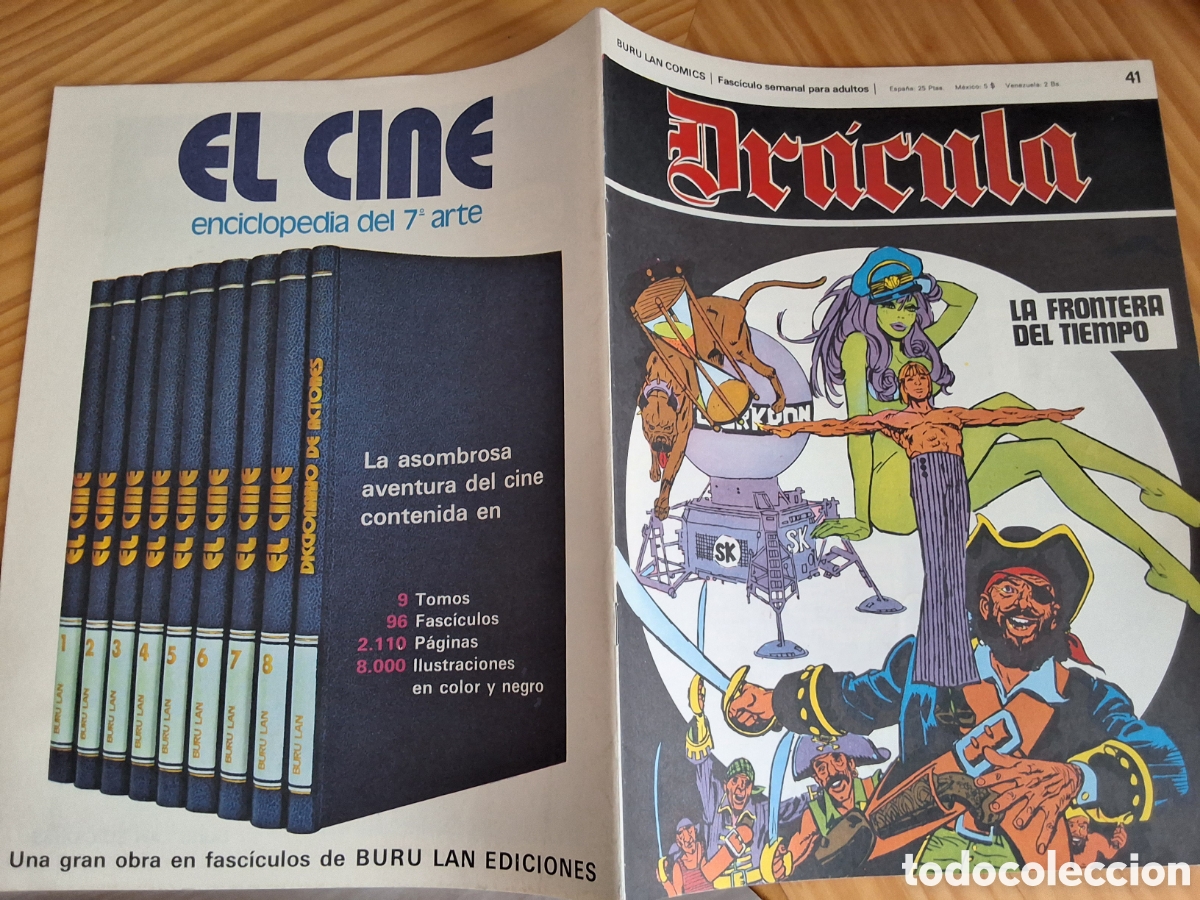 C&oacute;mics: Dracula comic fasciculo semanal numero 41 tomo 5 frontera del tiempo edita buru lan
