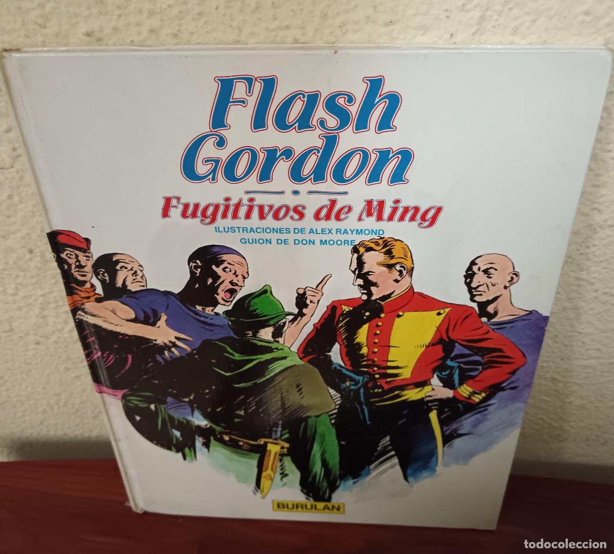 C&oacute;mics: FLASH GORDON N&ordm; 8 FUGITIVOS DE MING DON MOORE BURU LAN A&Ntilde;O 1983