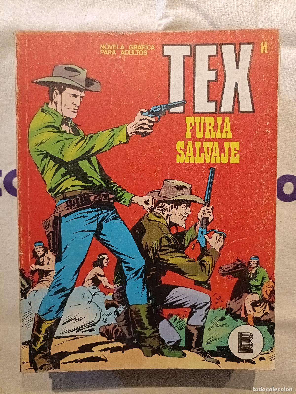 C&oacute;mics: Tex - n&ordm; 14, Furia Salvaje - Buru Lan Ediciones