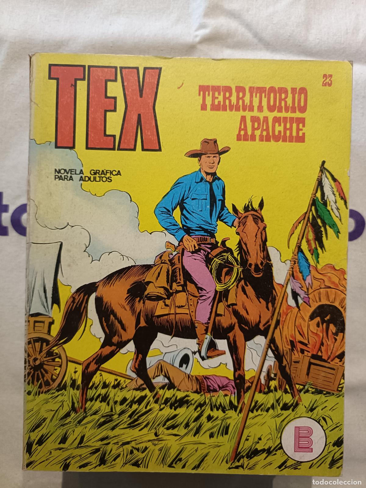 C&oacute;mics: Tex - n&ordm; 23, Territorio Apache - Buru Lan Ediciones