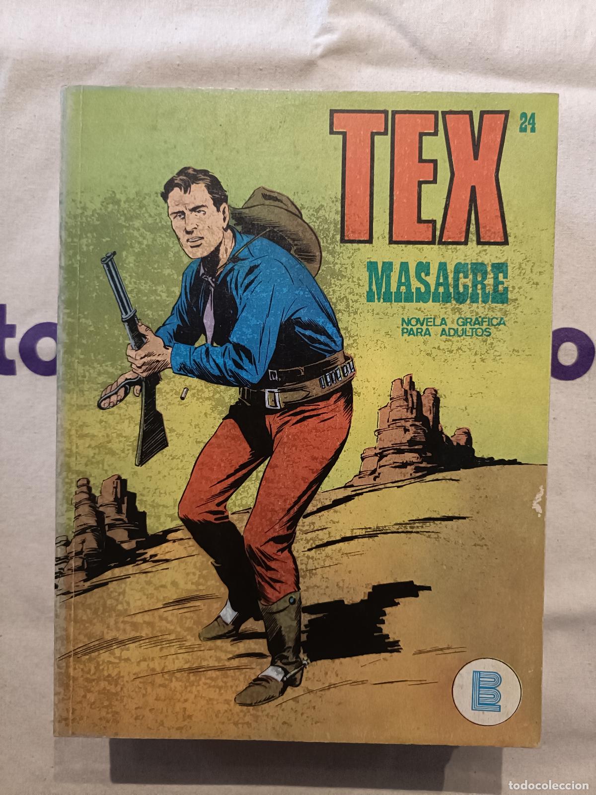 C&oacute;mics: Tex - n&ordm; 24, Masacre - Buru Lan Ediciones