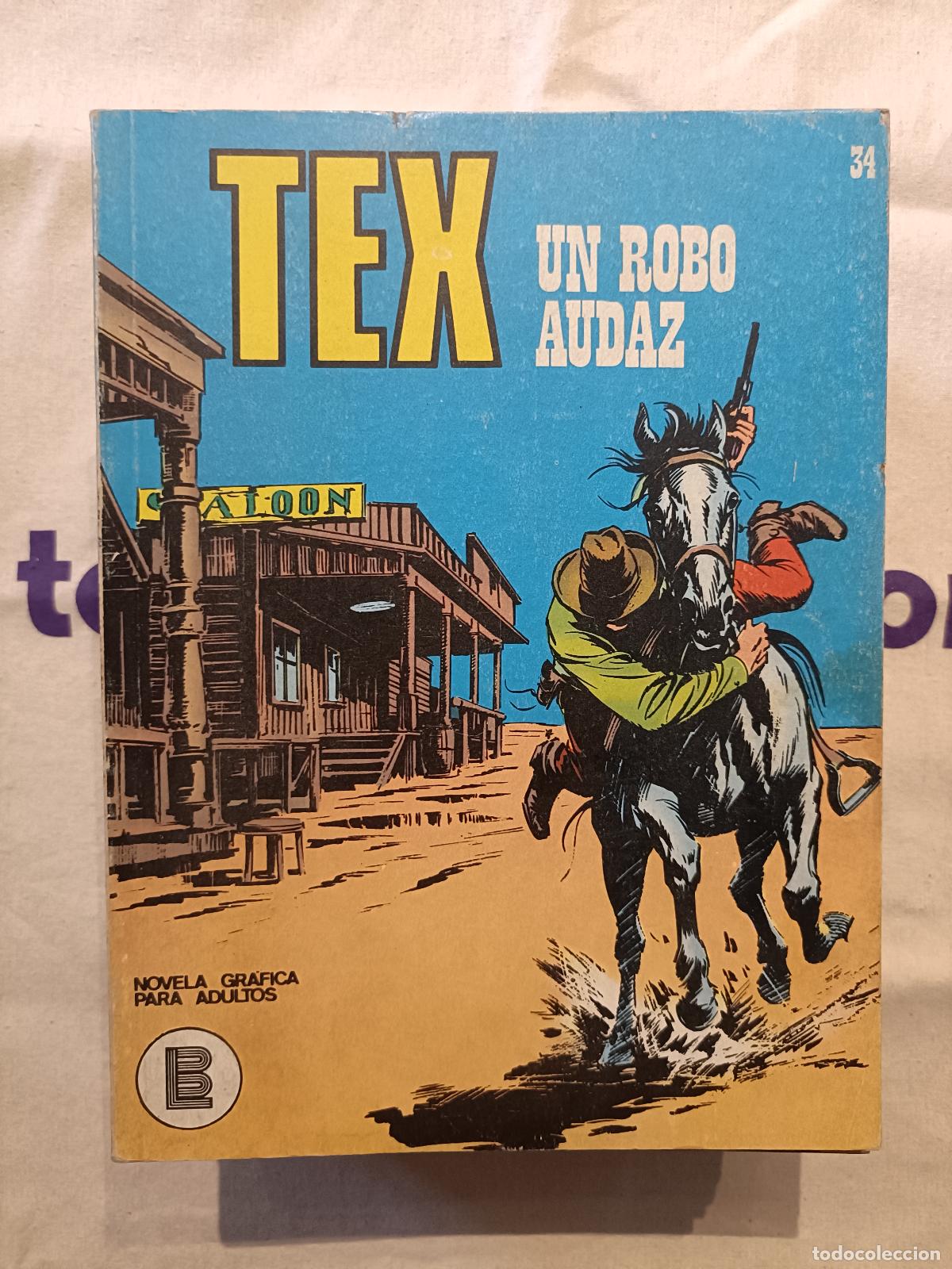 C&oacute;mics: Tex - n&ordm; 34, Un robo audaz - Buru Lan Ediciones