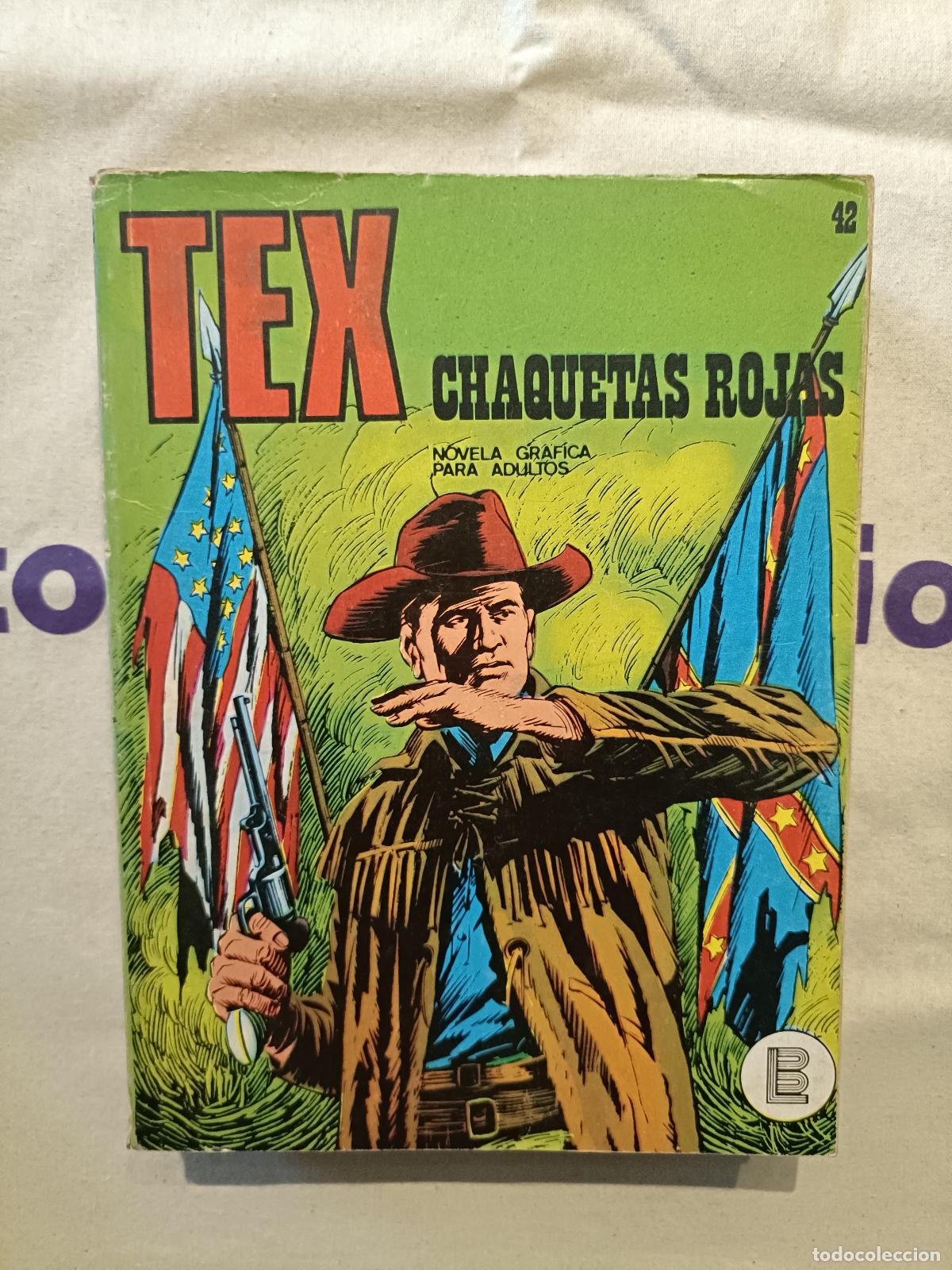 C&oacute;mics: Tex - n&ordm; 42, Chaquetas Rojas - Buru Lan Ediciones - Foto 1