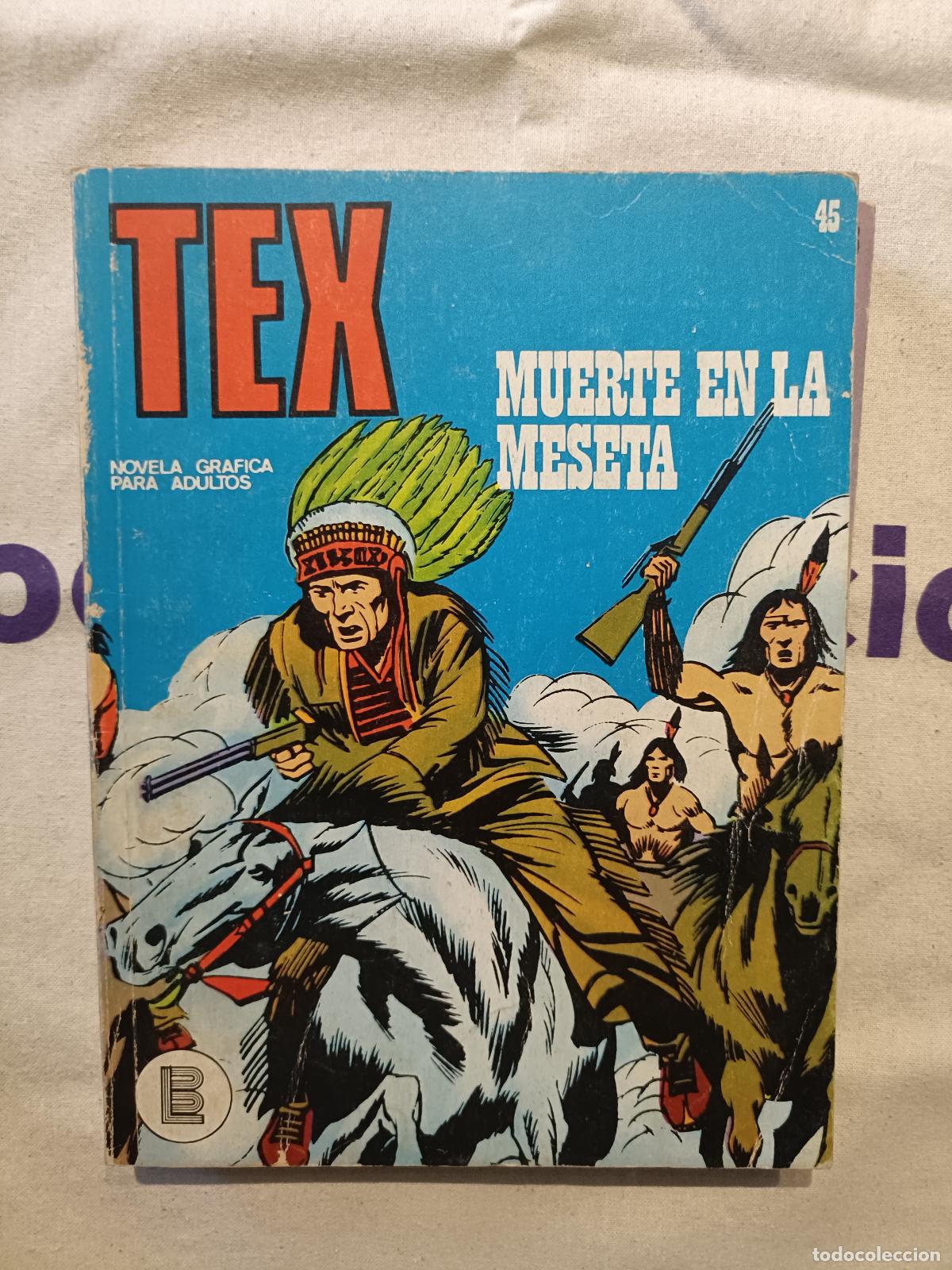 C&oacute;mics: Tex - n&ordm; 45, Muerte en la meseta - Buru Lan Ediciones - Foto 1