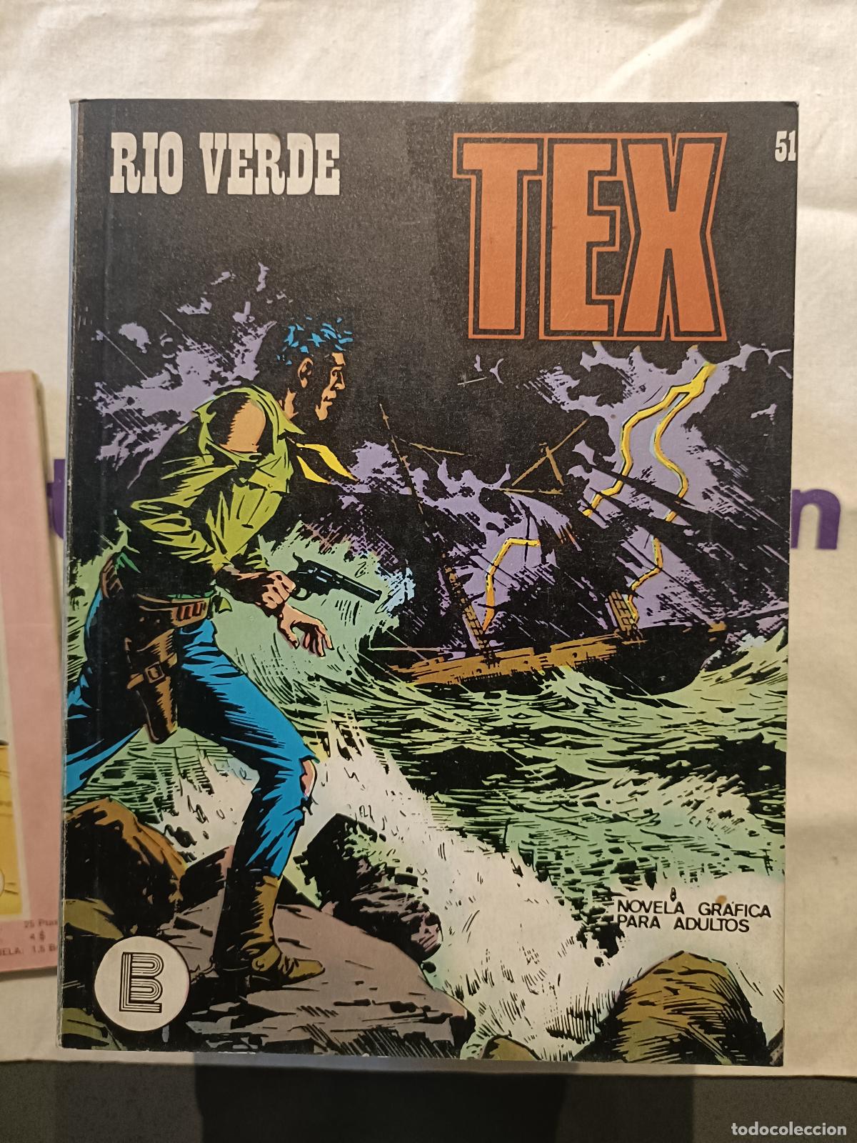 C&oacute;mics: Tex - n&ordm; 51, R&iacute;o Verde - Buru Lan Ediciones - Foto 1