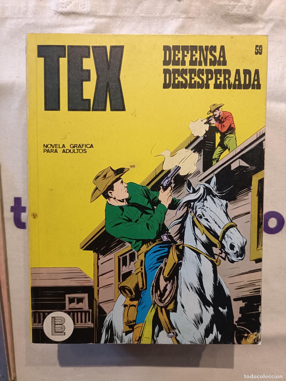 C&oacute;mics: Tex - n&ordm; 59, Defensa Desesperada - Buru Lan Ediciones - Foto 1