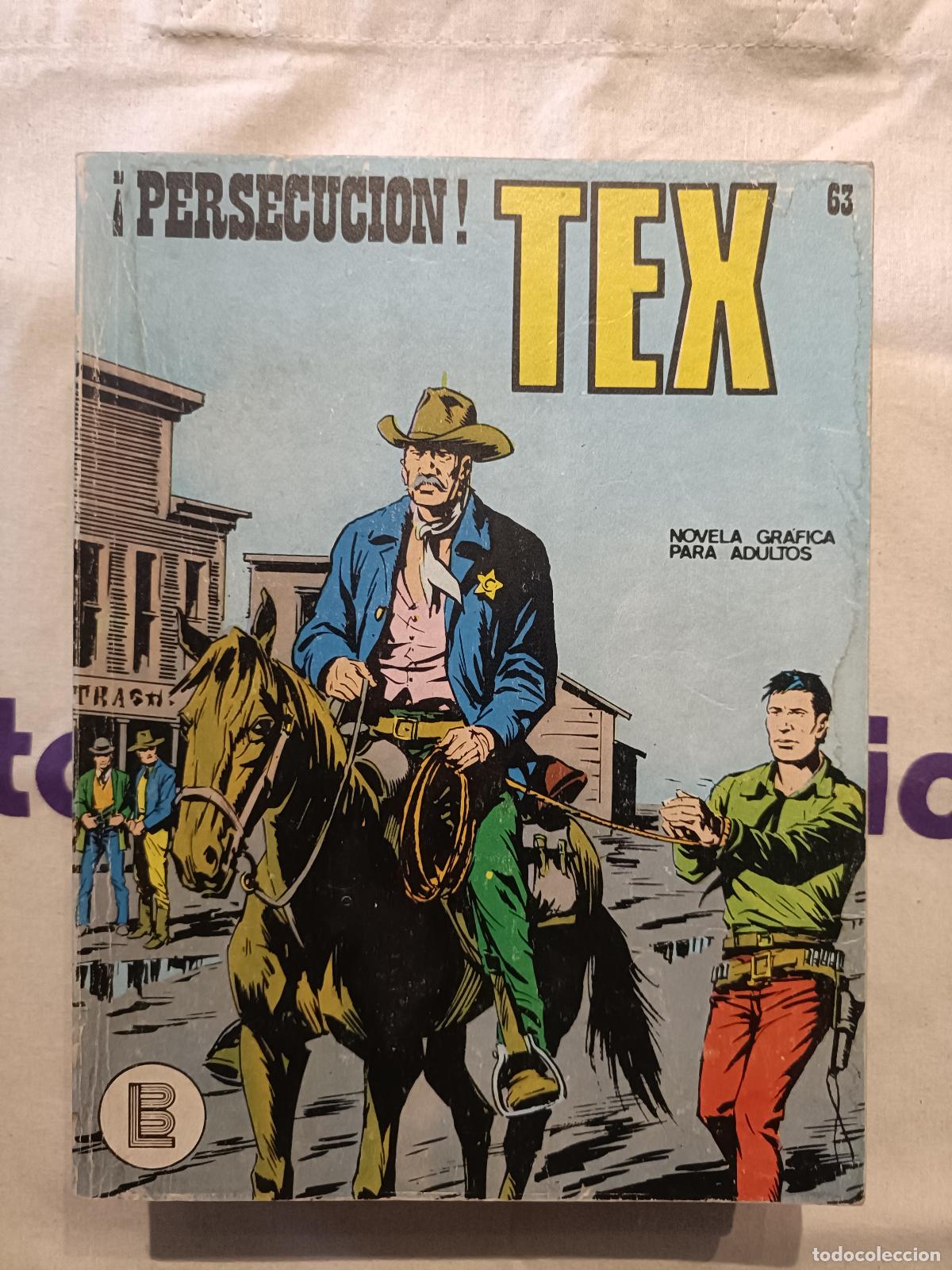 C&oacute;mics: Tex - n&ordm; 63, &iexcl;Persecuci&oacute;n! - Buru Lan Ediciones - Foto 1