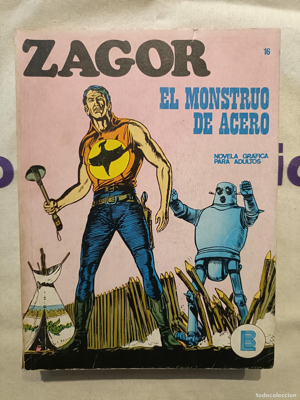 C&oacute;mics: Zagor - n&ordm; 16, EL Monstruo de Acero - Buru Lan Ediciones