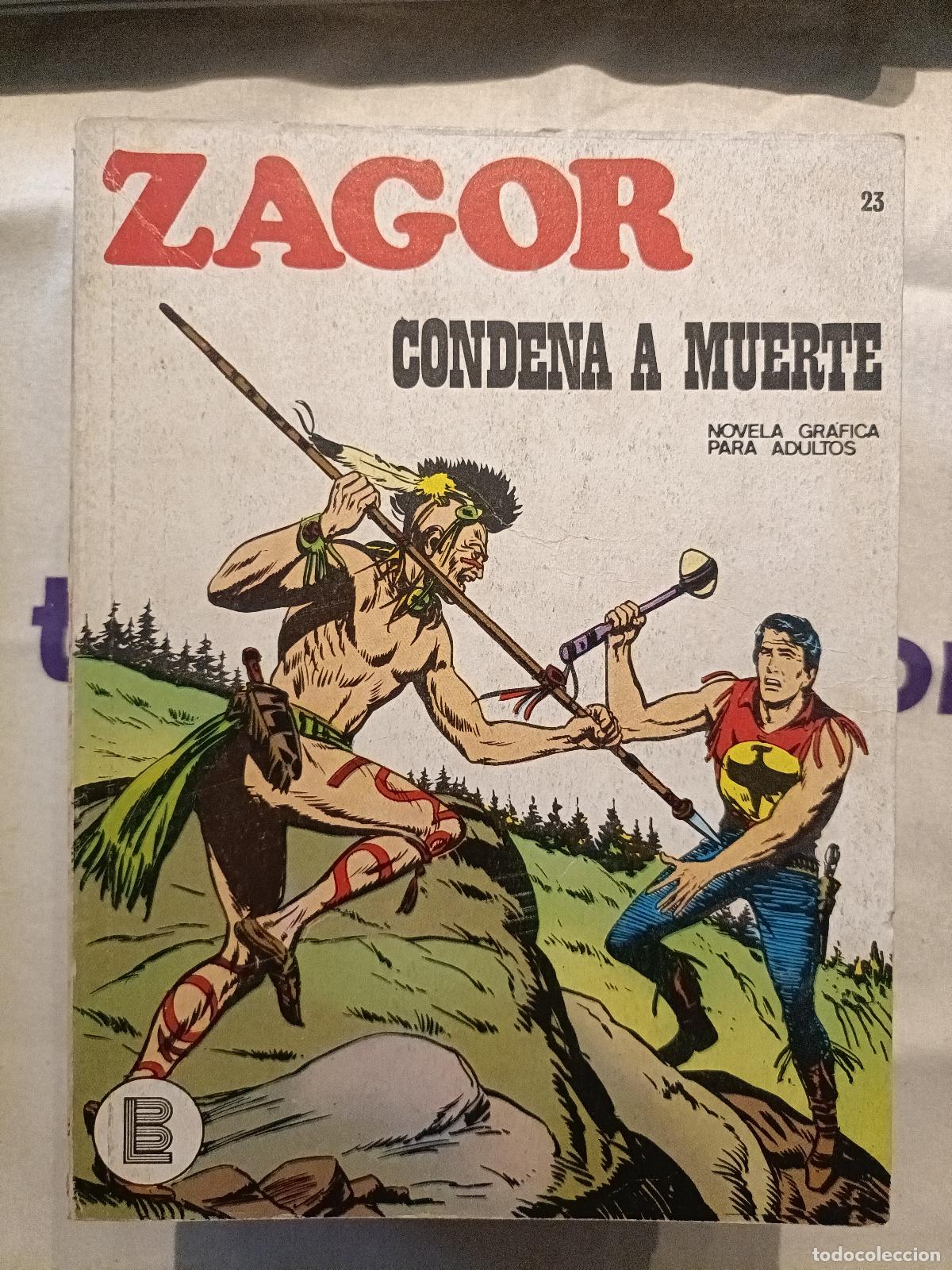 C&oacute;mics: Zagor - n&ordm; 23, Condena a muerte - Buru Lan Ediciones