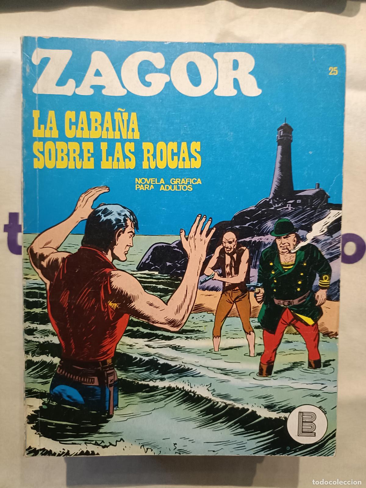 C&oacute;mics: Zagor - n&ordm; 25, La Caba&ntilde;a sobre las Rocas - Buru Lan Ediciones