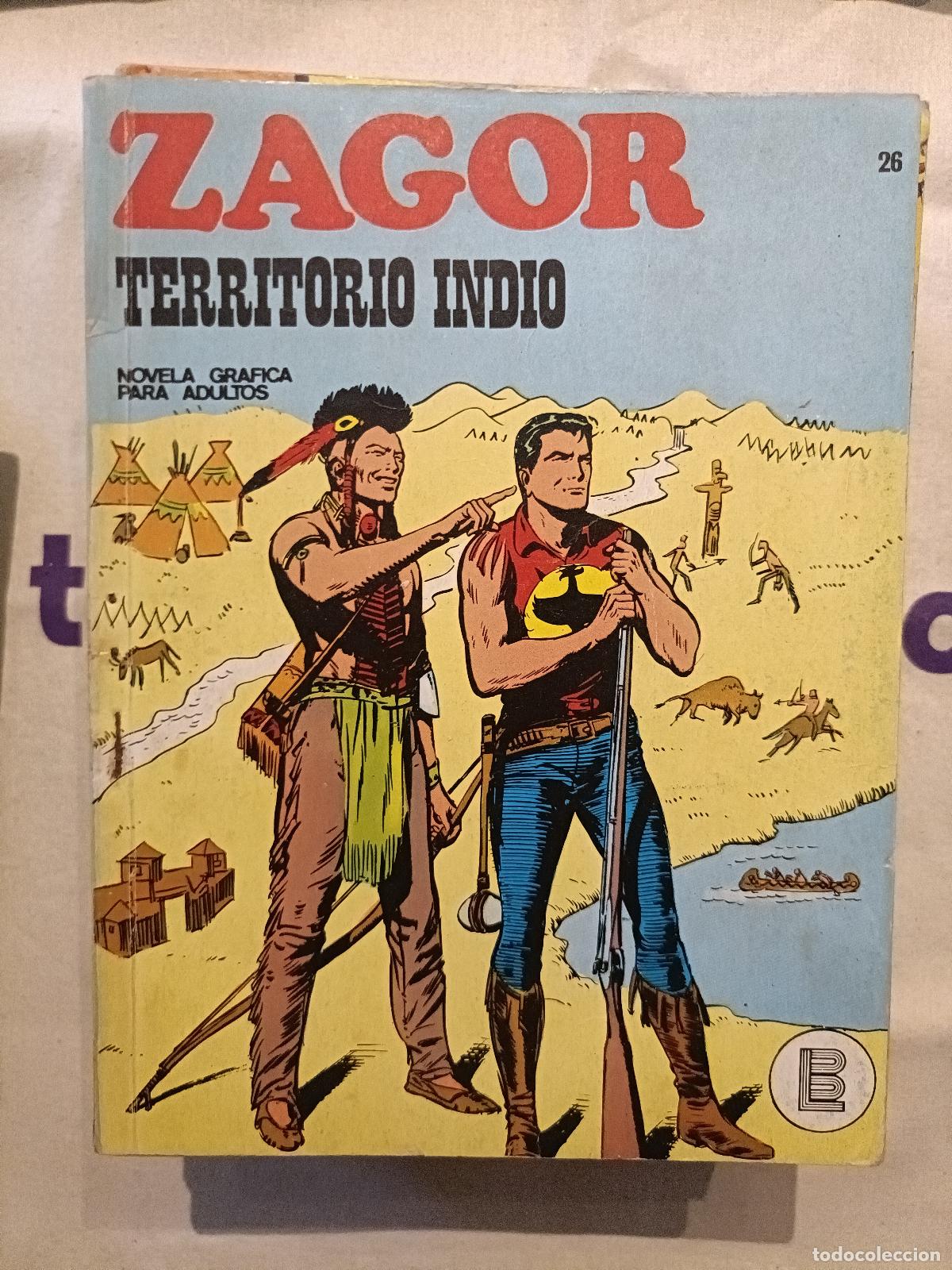 C&oacute;mics: Zagor - n&ordm; 26, Territorio Indio - Buru Lan Ediciones - Foto 1