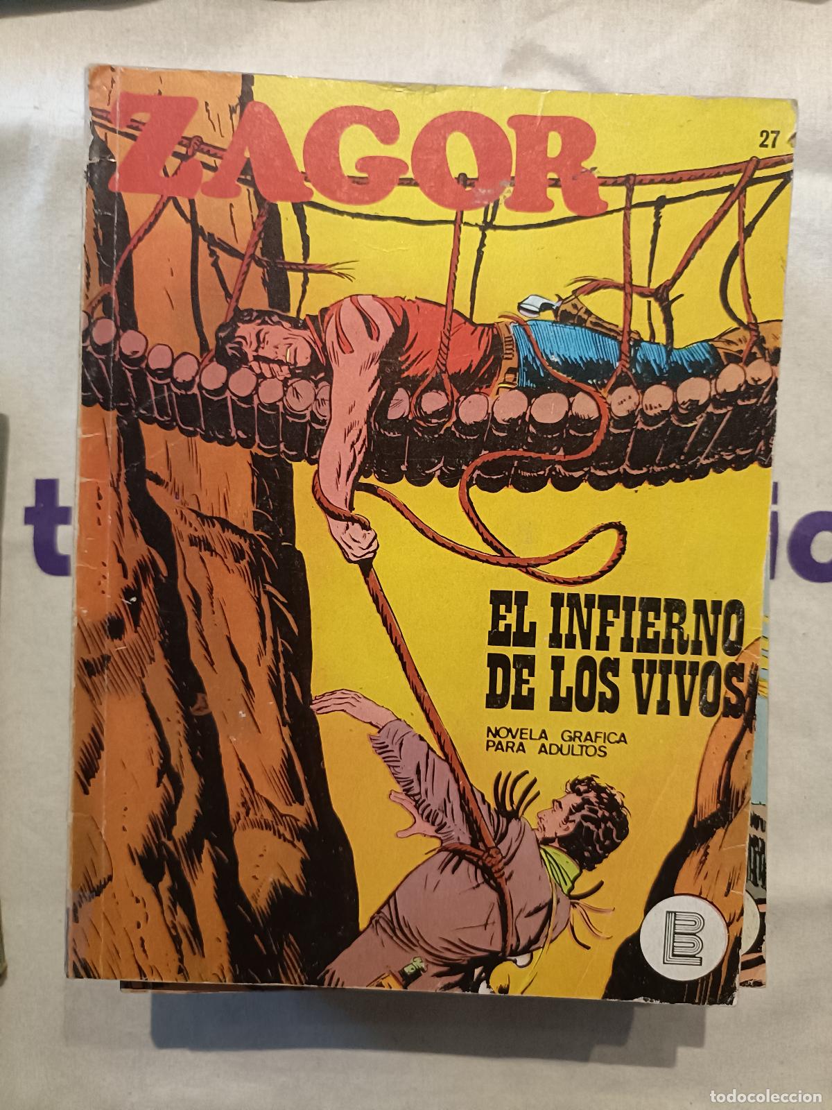 C&oacute;mics: Zagor - n&ordm; 27, El Infierno de los Vivos - Buru Lan Ediciones