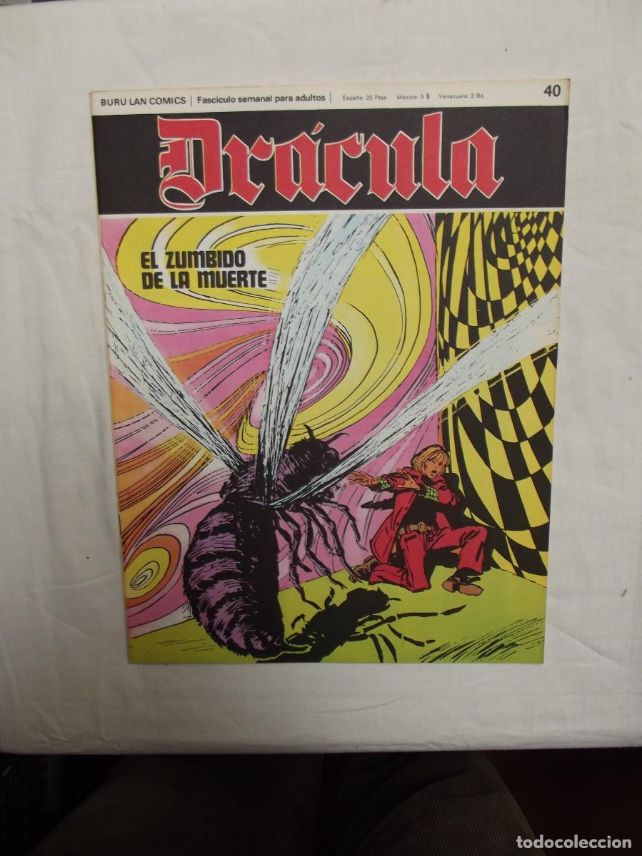 Fumetti: EL ZUMBIDO DE LA MUERTE DRACULA N&ordm; 40 ( BURU LAN COMICS )
