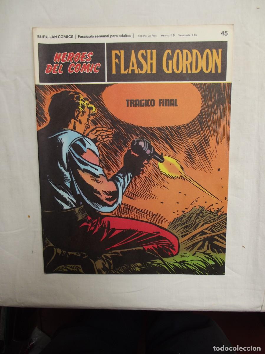 C&oacute;mics: FLASH GORDON N&ordm; 45 TRAGICO FINAL ( BURU LAN COMICS )