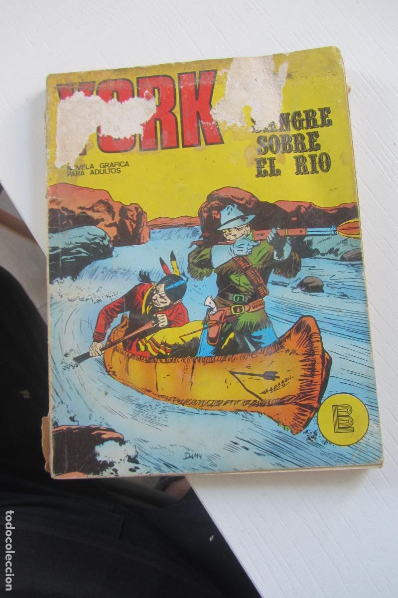 C&oacute;mics: YORK 4 &middot; 1971 &middot; SANGRE SOBRE EL RIO (1971, BURU LAN) arx107