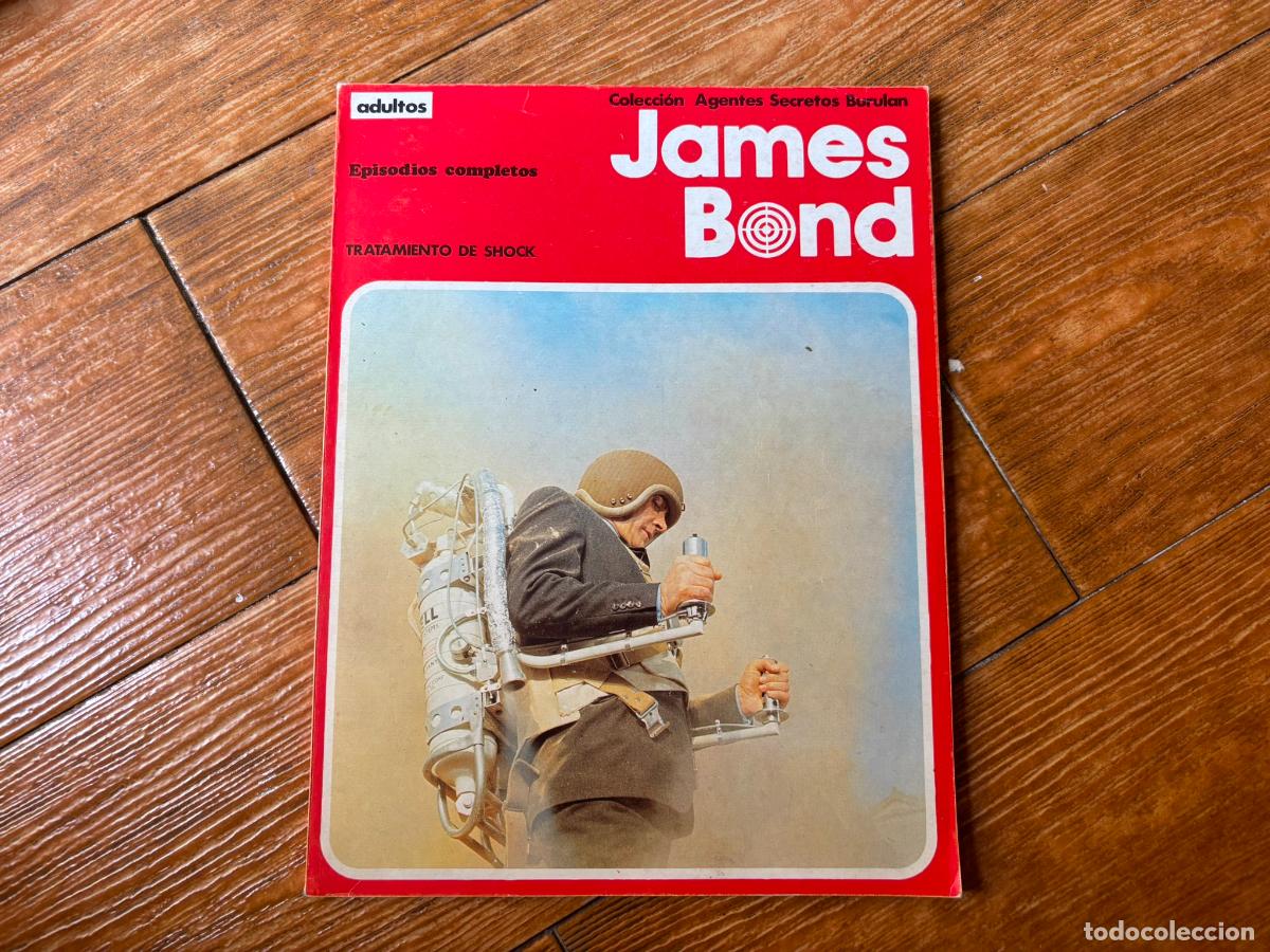 C&oacute;mics: JAMES BOND ALBUM RETAPADO BURULAN N&ordm; 5 DE 120 PAGINAS EDITORIAL BURU LAN 1974