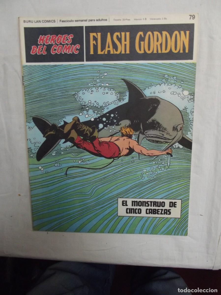C&oacute;mics: FLASH GORDON N&ordm; 79 EL MONSTRUO DE CINCO CABEZAS ( BURU LAN COMICS ) - Foto 1