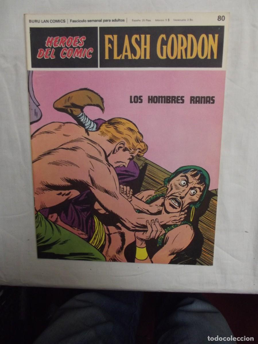 C&oacute;mics: FLASH GORDON N&ordm; 80 LOS HOMBRES RANAS ( BURU LAN COMICS )