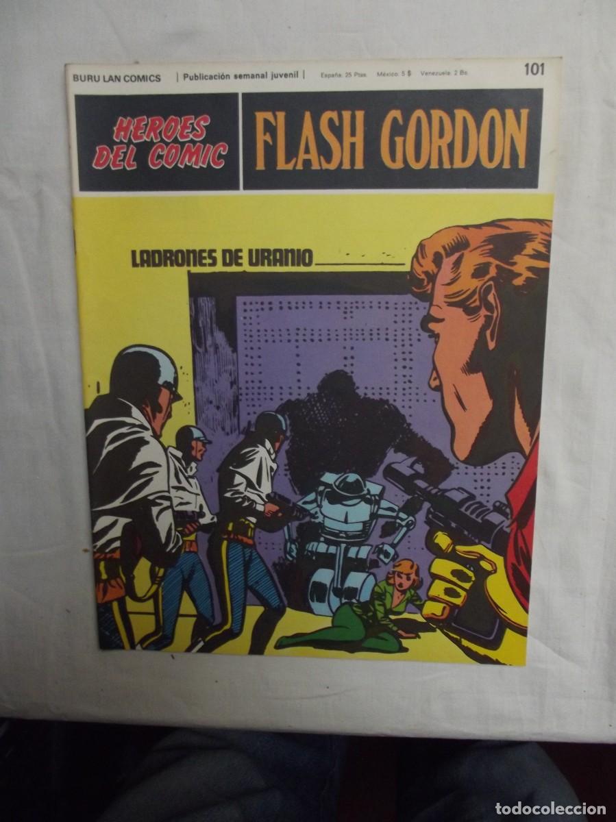C&oacute;mics: FLASH GORDON N&ordm; 101 LADRONES DE URANIO ( BURU LAN COMICS ) - Foto 1